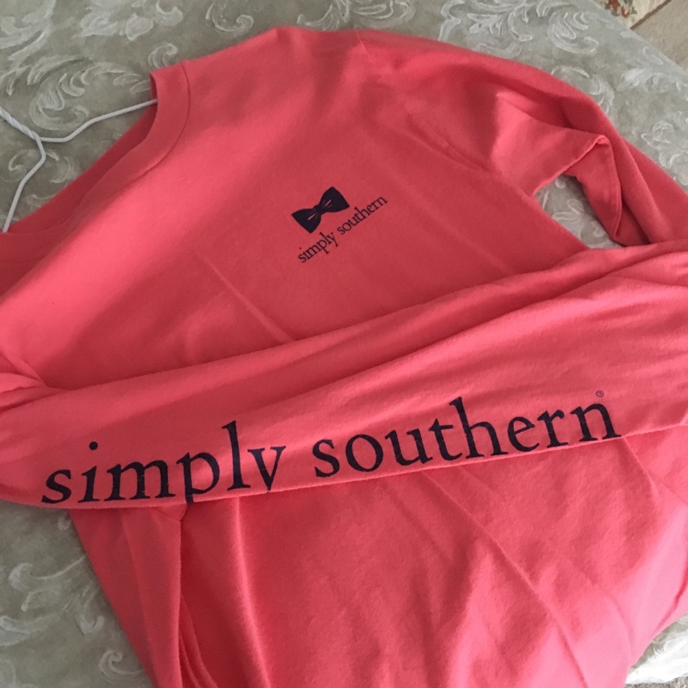 Simply Southern Pink Long sleeve T-shirt